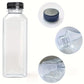 Lot de 10 bouteilles de jus en plastique transparent sans BPA