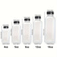 Lot de 10 bouteilles de jus en plastique transparent sans BPA