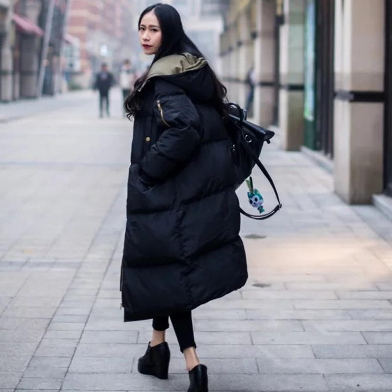 Manteau à capuche d'hiver et d'automne pour femme