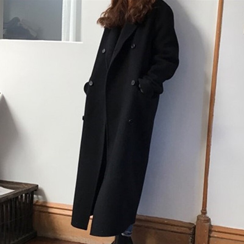 Veste longue pour femme pour l'hiver et l'automne