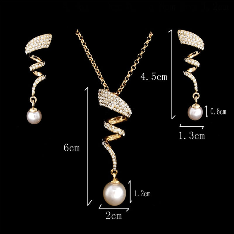 Collier de perles d'imitation classique pour femme