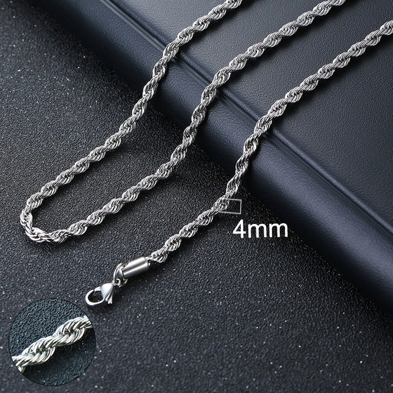 Collier chaîne pour homme et femme