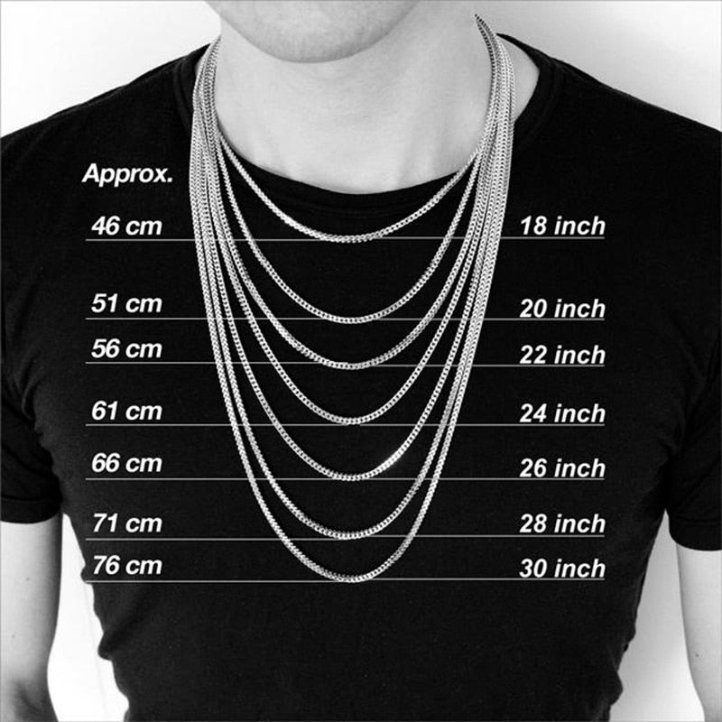 Collier chaîne pour homme et femme