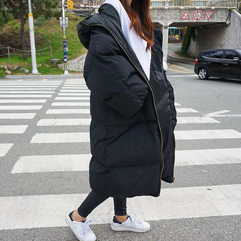 Manteau à capuche d'hiver et d'automne pour femme