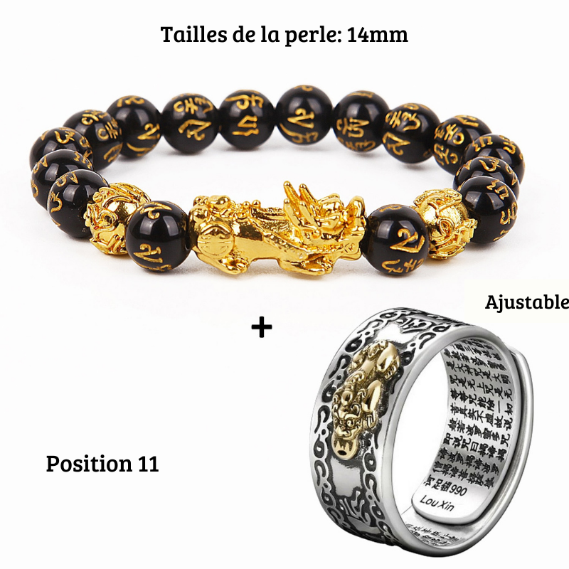 Anneau et bracelet pour homme