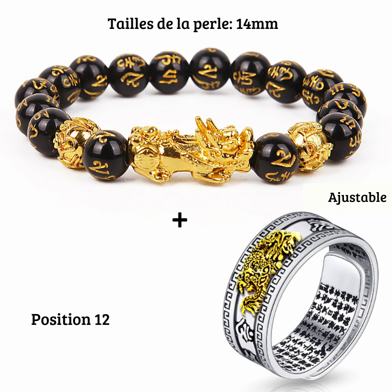 Anneau et bracelet pour homme