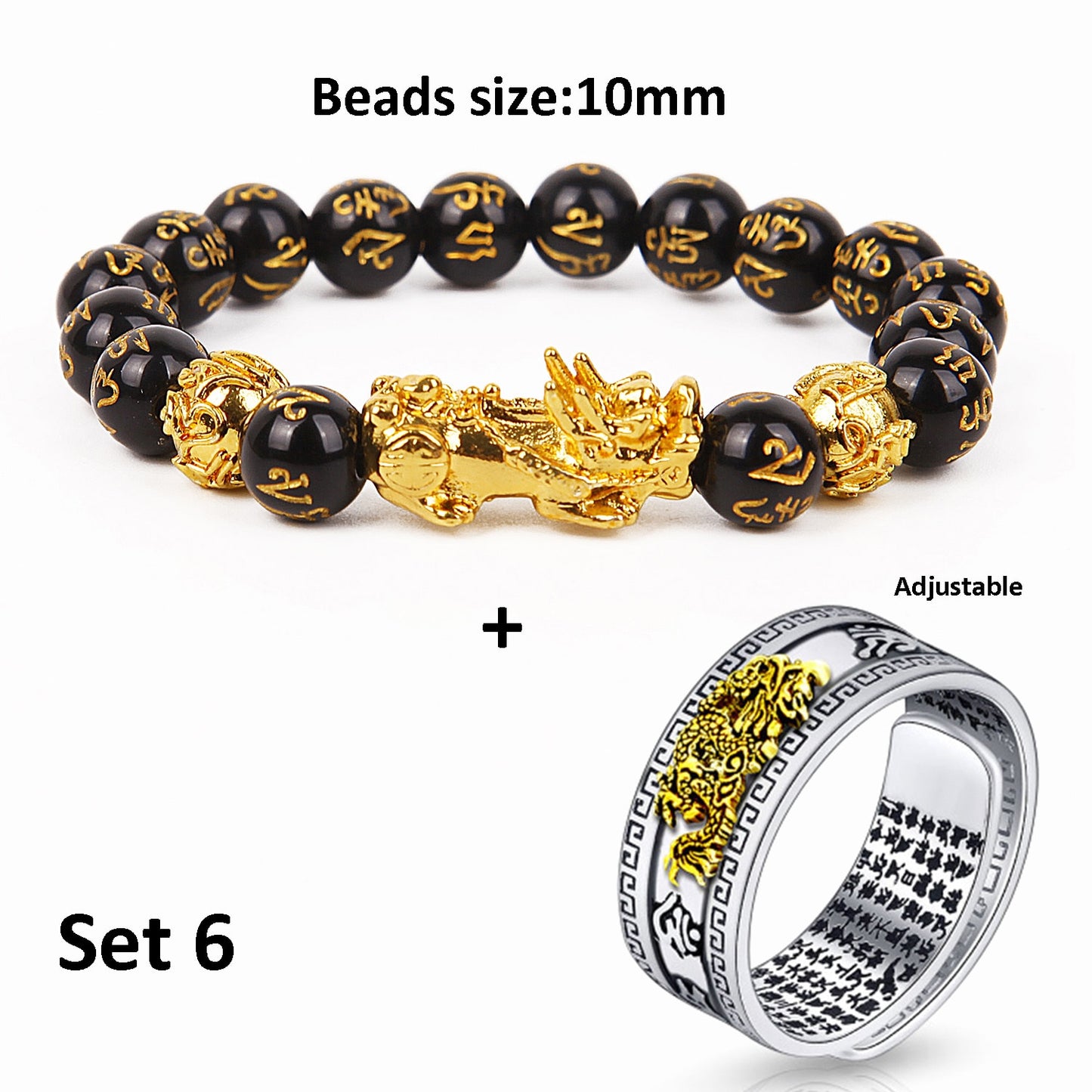 Anneau et bracelet pour homme